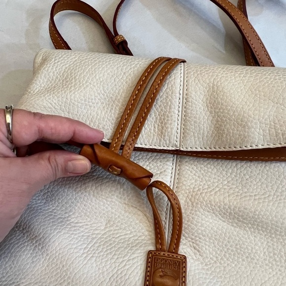 DOONEY AND BOURKE Vintage CrossBody Bag, 11” x 12” Fastened. - Picture 9 of 9